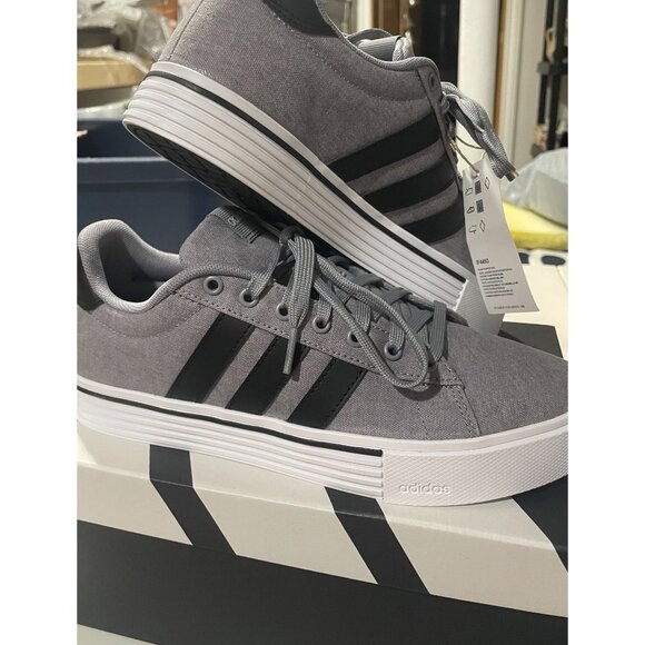 Adidas Daily 4.0 Men’s Athletic Shoe Grey Sneakers Trainers Footwear - Picture 7 of 16